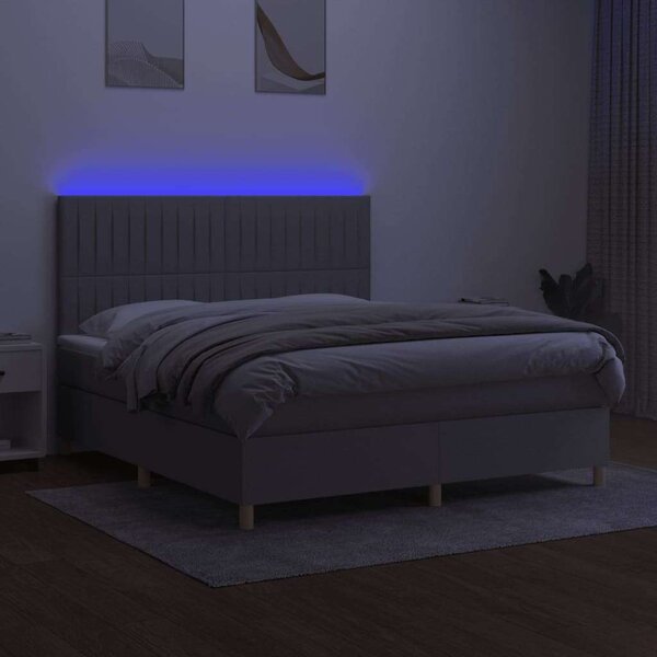 LED-es Rugós Ágy - 160x200 cm