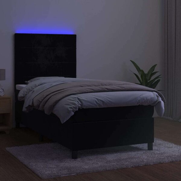 Bársony Ágy 90x190 cm - LED világítással