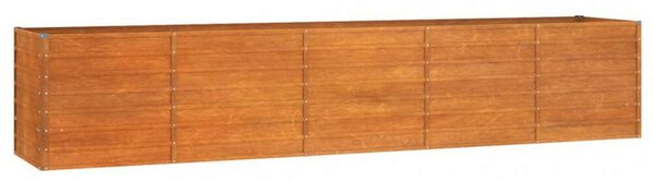 Corten Acél Magaságyás - 400x80x77 cm