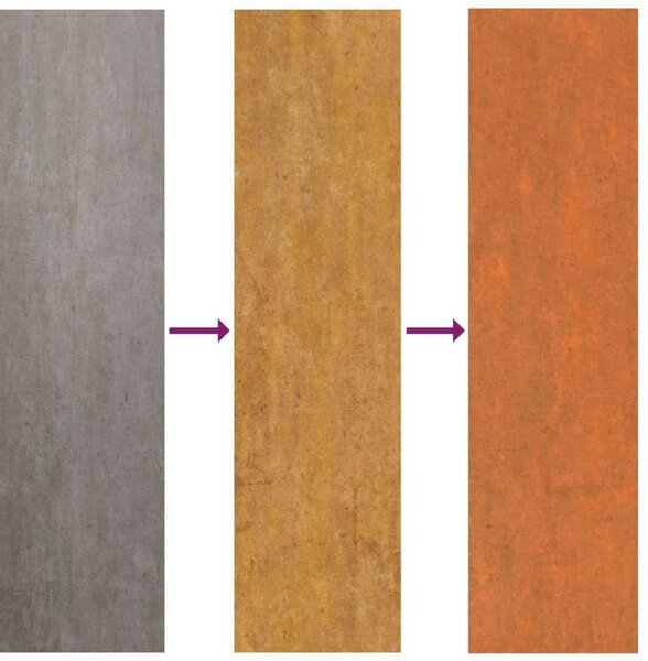 Corten Acél Magaságyás - 400x80x77 cm