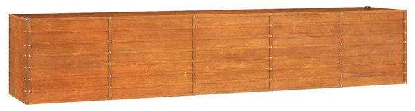 Corten Acél Magaságyás - 400x80x77 cm