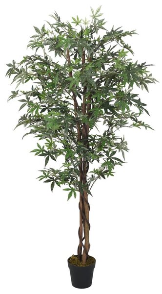 Zöld mű juharfa 504 levéllel 150 cm