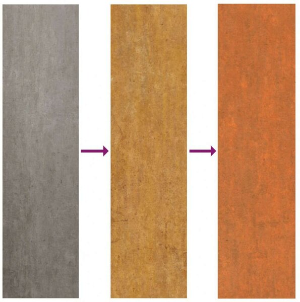 Corten Acél Magaságyás - 480x80x45 cm