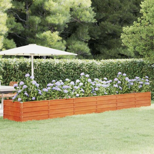 Corten Acél Magaságyás - 480x80x45 cm