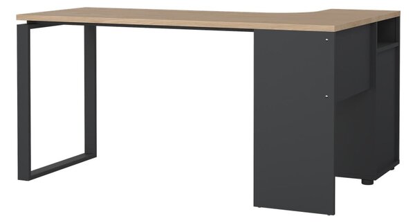 Íróasztal tölgyfa dekoros asztallappal 100x150 cm Sign – Tvilum