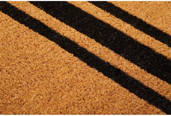 Kókuszrost lábtörlő 55x125 cm Black Stripe – Premier Housewares