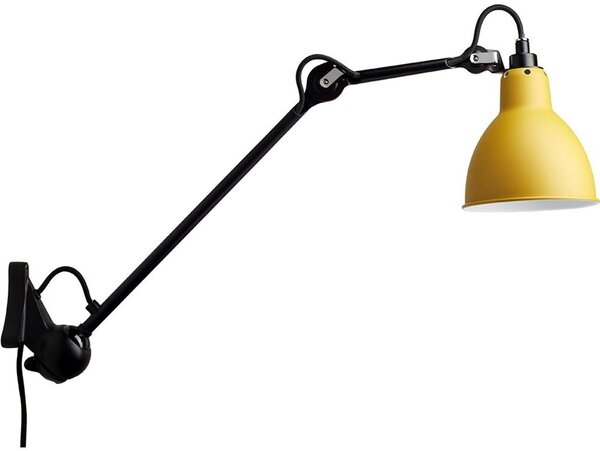 DCW - 222 Fali Lámpa Yellow/BlackLampe Gras - Lampemesteren