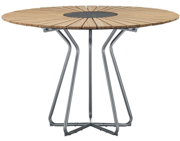 Circle kerti asztal, bambusz, D110 cm