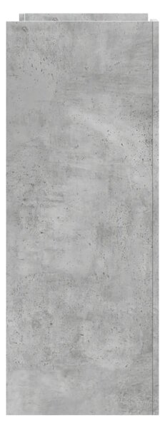 Betonszürke szerelt fa tálalóasztal 100x35x90 cm