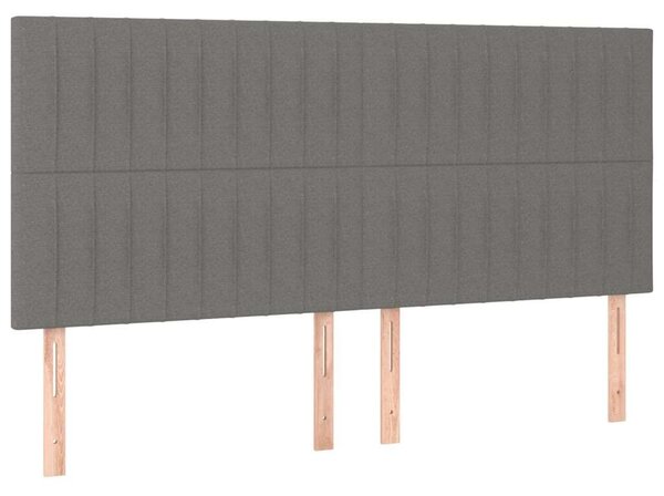 Modern Ágy - Sötétszürke Szövet - 180x200 cm