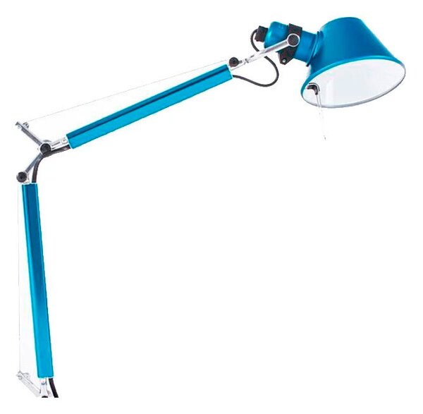 Artemide - Tolomeo MICRO Asztali Lámpa with Clamp Blue - Lampemesteren