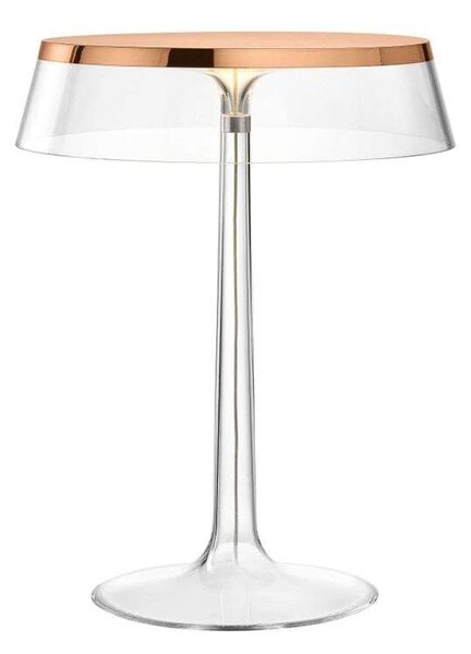Flos - Bon Jour T Asztali Lámpa Copper/Transparent - Lampemesteren