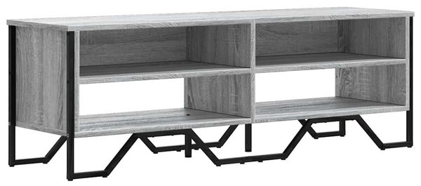 Szürke sonoma színű szerelt fa TV-szekrény 122 x 34 x 41 cm