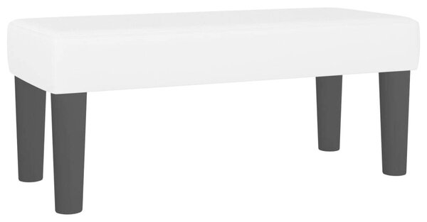 VidaXL Fehér Műbőr Ágy - 120x200 cm