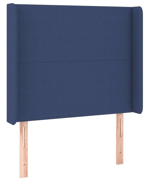 VidaXL Kék Ágy LED-del - 90x200 cm