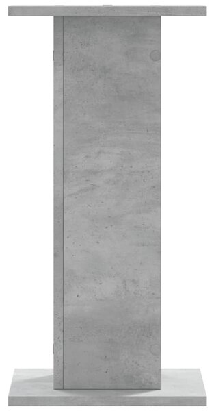 2 db betonszürke szerelt fa növénytartó állvány 30 x 30 x 60 cm