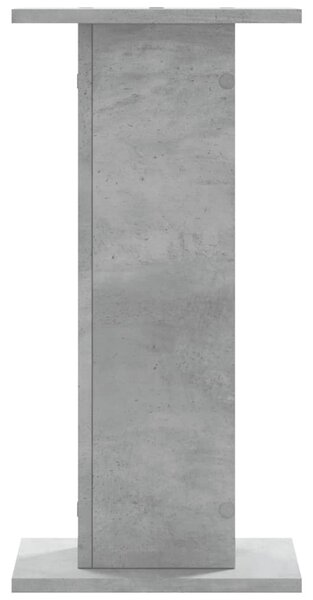 2 db betonszürke szerelt fa növénytartó állvány 30 x 30 x 60 cm