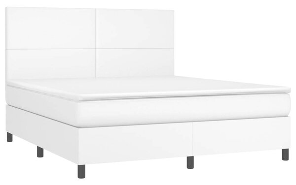 VidaXL LED-es Ágy - Műbőr - 180x200 cm