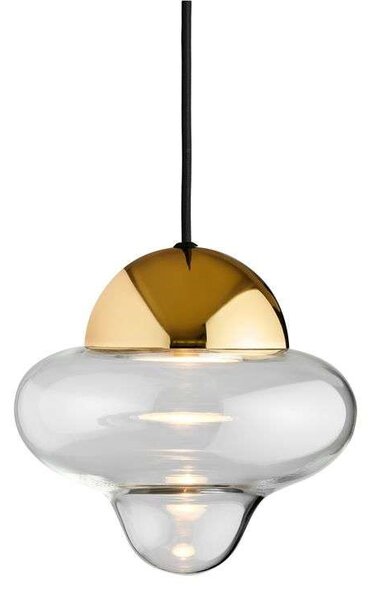 Design By Us - Nutty XL Függőlámpa Clear/Gold - Lampemesteren