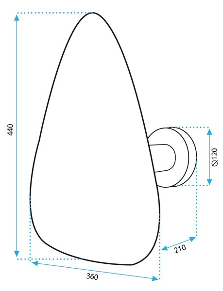 Fali lámpa APP1423-1W