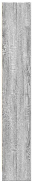 Szürke sonoma színű szerelt fa könyvespolc 60 x 24 x 143 cm