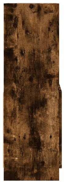 Füstös tölgy színű szerelt fa magasszekrény 63 x 33 x 100 cm