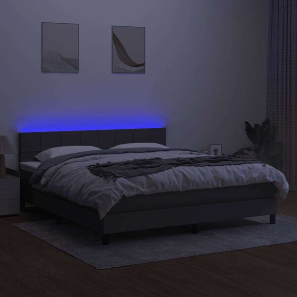 Modern LED Ágy - Szövet - 180x200 cm