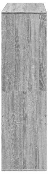 Szürke sonoma színű szerelt fa térelválasztó 100x33x115 cm