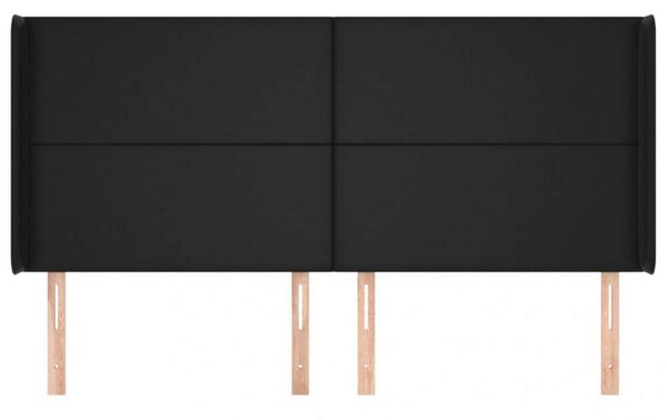 VidaXL Fejtámla - Műbőr - Fekete - 203cm