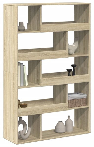 Sonoma tölgy színű szerelt fa térelválasztó 100 x 33 x 156,5 cm
