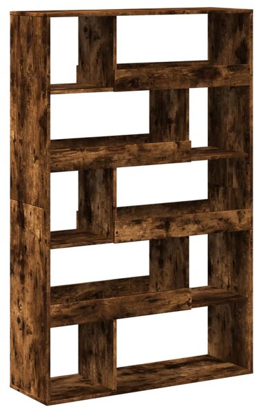 Füstös tölgy színű szerelt fa térelválasztó 100 x 33 x 156,5 cm
