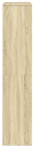 Sonoma tölgy színű szerelt fa térelválasztó 100 x 33 x 156,5 cm