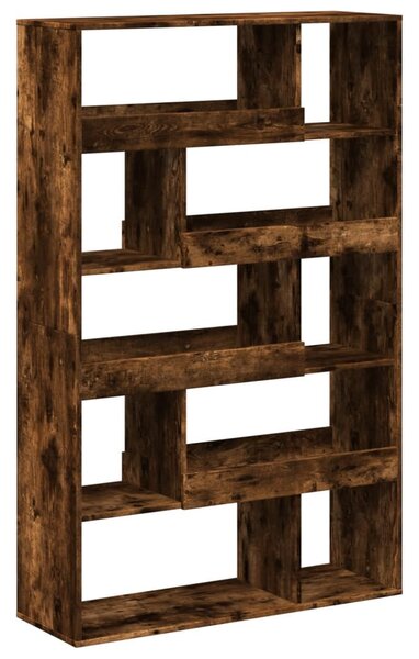 Füstös tölgy színű szerelt fa térelválasztó 100 x 33 x 156,5 cm