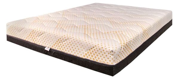 Best Sleep Ortopéd matrac, Yellow Diamond, 70x200x29 cm, 20+4+4+1, Poliuretán hab, latex hideg gél, hipoallergén, steppelt fedél, levehető, közepes szilárdság