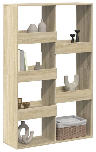 Sonoma tölgy színű szerelt fa térelválasztó 100 x 33 x 155,5 cm