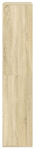 Sonoma tölgy színű szerelt fa térelválasztó 100 x 33 x 155,5 cm