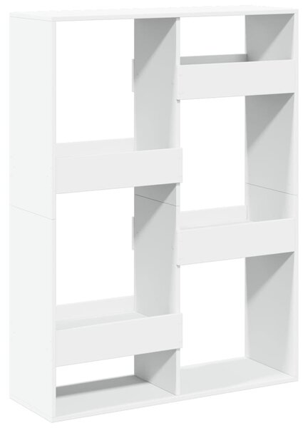 Fehér szerelt fa könyvespolc 100 x 33 x 135 cm