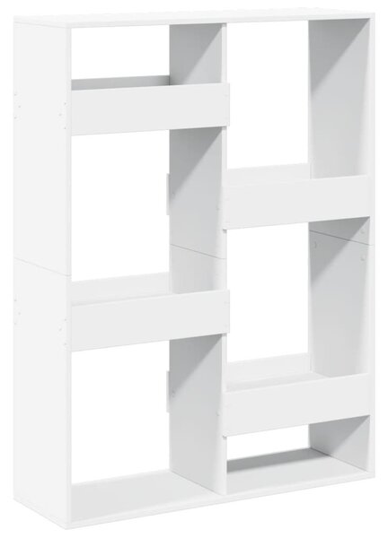 Fehér szerelt fa könyvespolc 100 x 33 x 135 cm