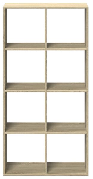 Sonoma tölgy szerelt fa elválasztó könyvespolc 69,5x29x137,5 cm