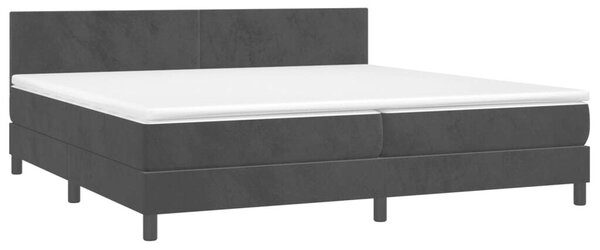VIDAXL - Bársony Ágy LED-del - 200x200 cm