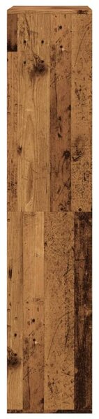 Antik fa színű szerelt fa könyvespolc 100 x 33 x 155,5 cm
