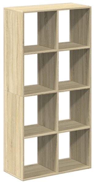 Sonoma tölgy szerelt fa elválasztó könyvespolc 69,5x29x137,5 cm