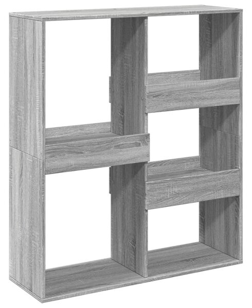 Szürke sonoma színű szerelt fa térelválasztó 100x33x115 cm