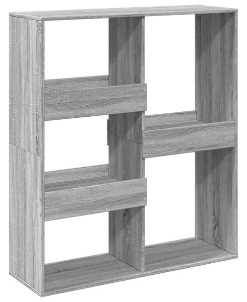 Szürke sonoma színű szerelt fa térelválasztó 100x33x115 cm