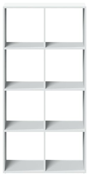 Fehér szobaparaván, könyvespolc, 69,5 x 29 x 137,5 cm, rétegelt fából