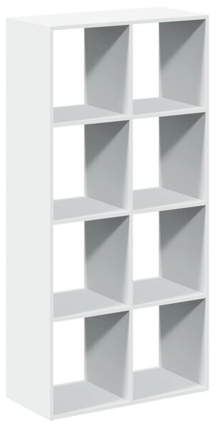 Fehér szobaparaván, könyvespolc, 69,5 x 29 x 137,5 cm, rétegelt fából