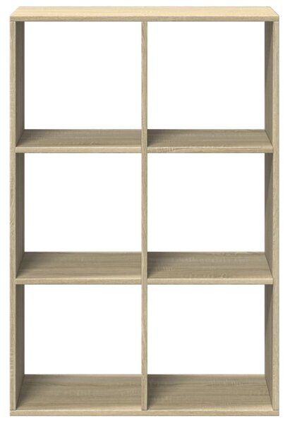 Sonoma tölgy szerelt fa elválasztó könyvespolc 69,5x29x103,5 cm