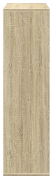 Sonoma tölgy szerelt fa elválasztó könyvespolc 69,5x29x103,5 cm