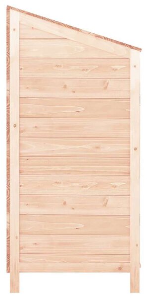 Tömör fenyőfa kerti fészer 102 x 52 x 112 cm