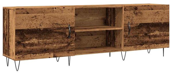 Antik fa színű szerelt fa TV-szekrény 150 x 30 x 50 cm